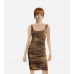 6 Nicole Miller Red Wine Ruched CocktailDress p[3] copy